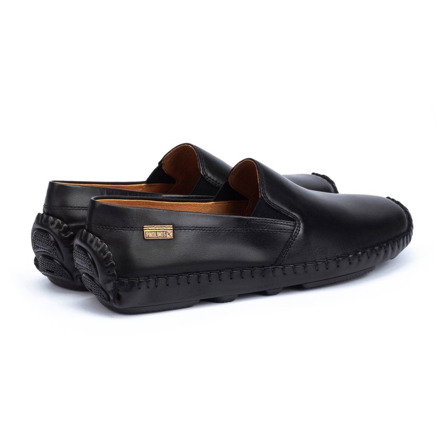 Men's Pikolinos JEREZ Moccasins Black | NZ C0715Q3